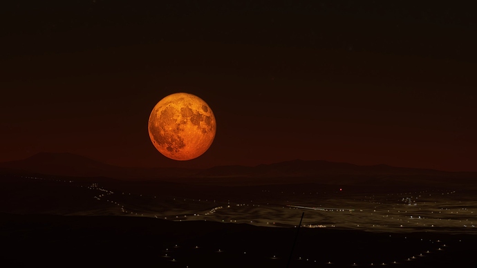 Moonrise Over Algeria