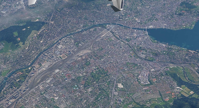 zurich detail x plane