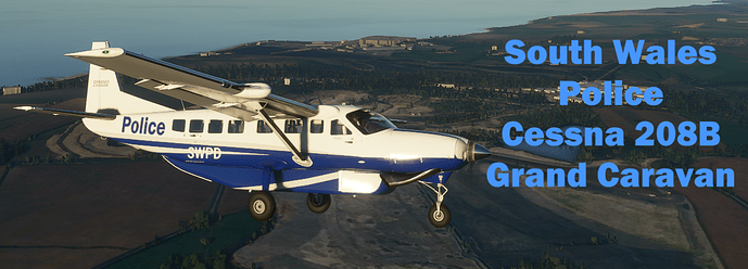 South Wales Police Department Cessna 208B Grand Caravan Title Card