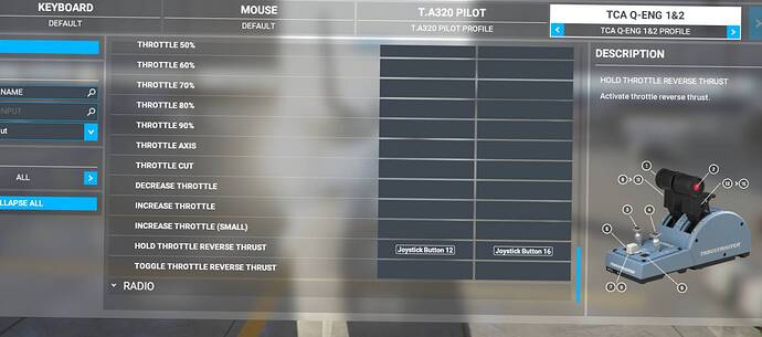 Quadrant setup