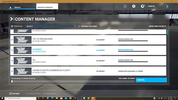 FS2020 Marketplace Error 2