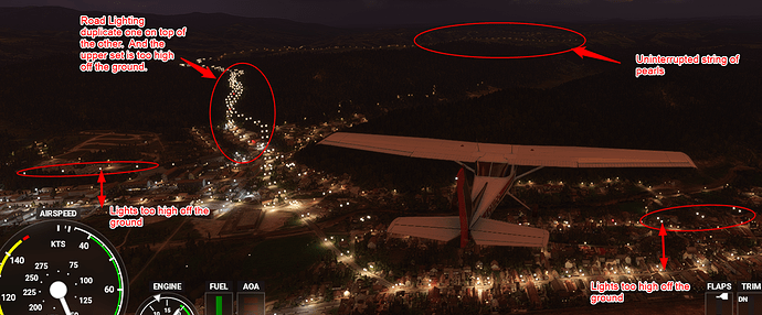 Night Lighting errors