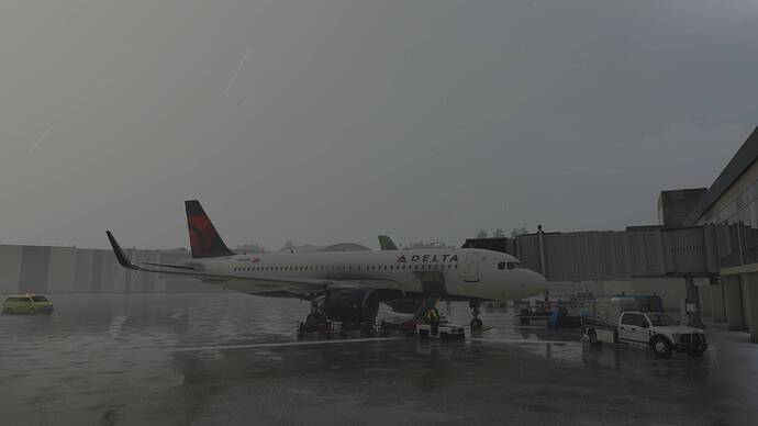 Unloading at KORF
