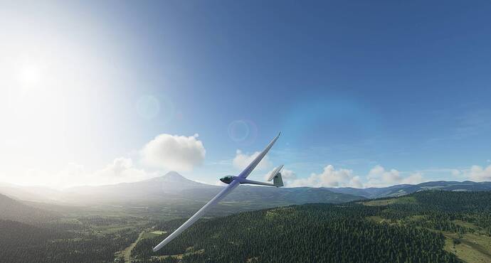 DG 800S over Mount hood