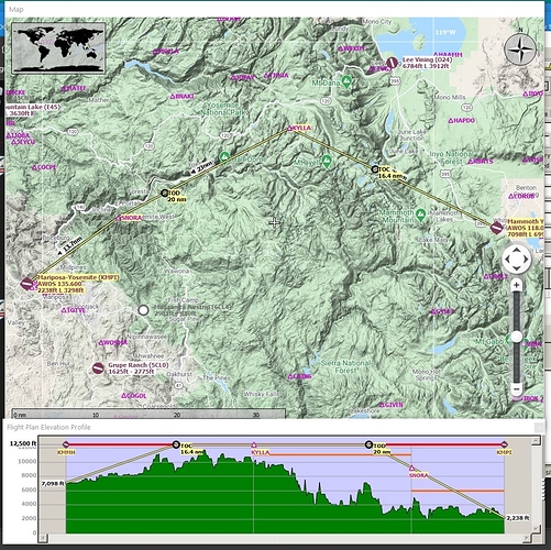 Losemite and Half Dome (KMMH to KMPI)