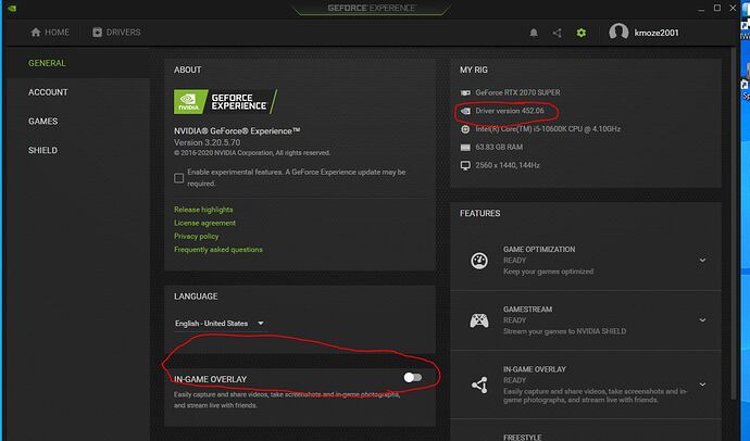 Nvidia Settings