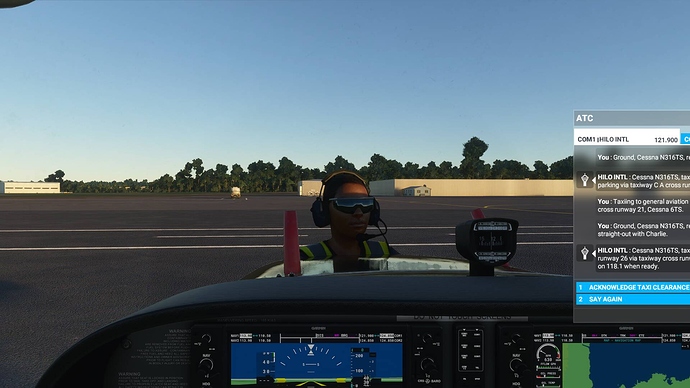 Running over ground personnel (oops)
