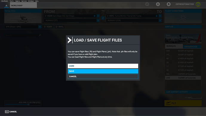 save load flight2