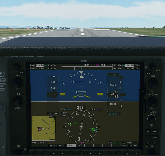 KLWT #3 in cockpit - ground