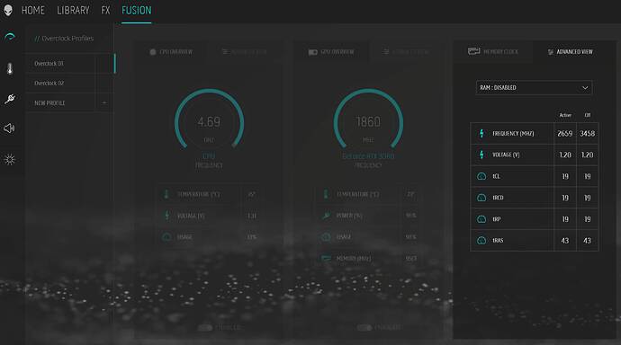 Overclock4_Memory Clock Advanced View