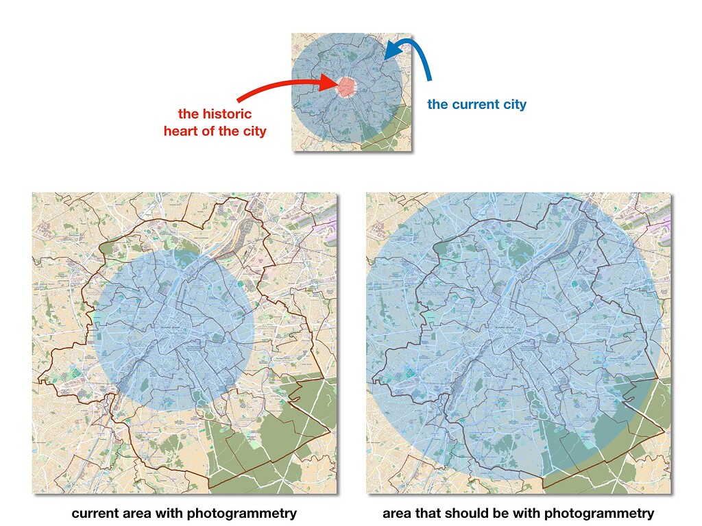 Real area size photogrammetry for brussels - Resolved - Microsoft ...