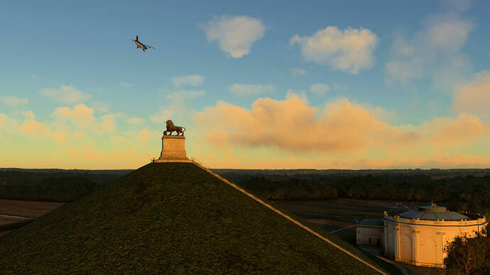 Panorama of the Battle of Waterloo, Belgium