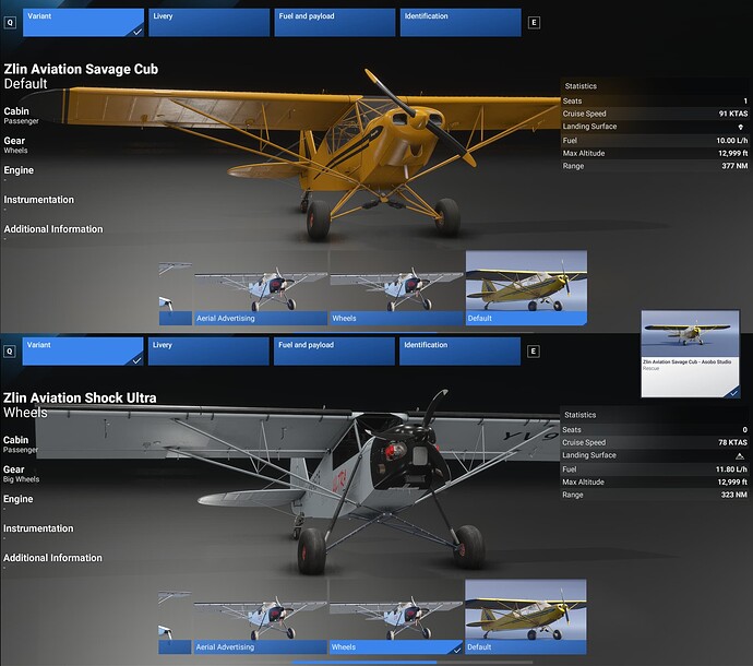 Zlin Savage Cub Shock Ultra