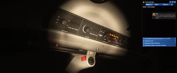 tbm930 eyebrow panel standby power