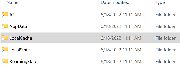 Symbolic Link folders