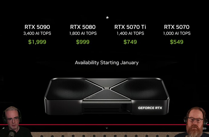 rtx 5000 series