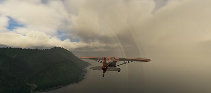 NZ west Coast rain shower