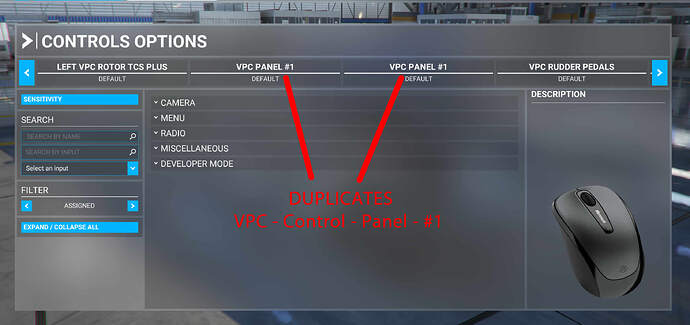 DUPLICATES, VPC - Control - Panel - #1