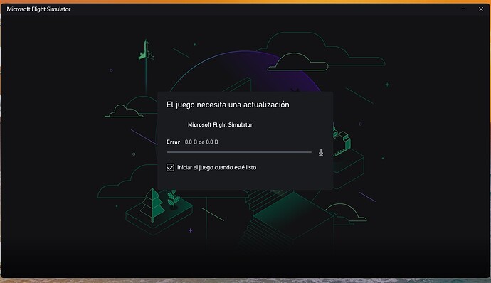 Da error al ejecutar el simulador