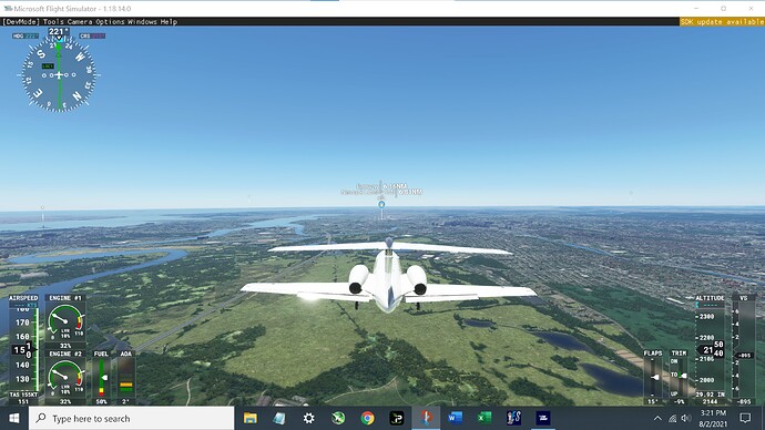 KJFK , 1000 feet, Object & Terrain = 7.0, GTX 1660 TI -3rd