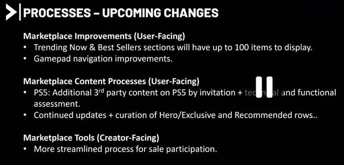 Upcoming changes 1
