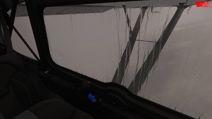 CubCrafters NXCub Side Window Rain 2