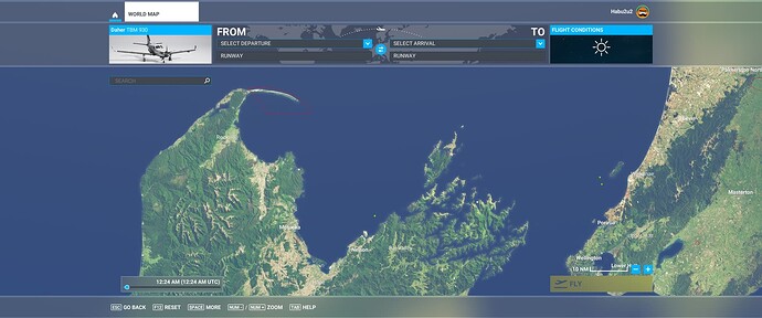 Island showing on WM