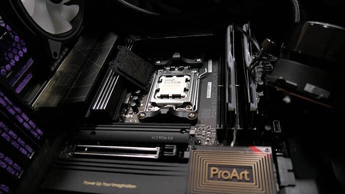 CPU AMD Ryzen 9 7900X3D Install 4