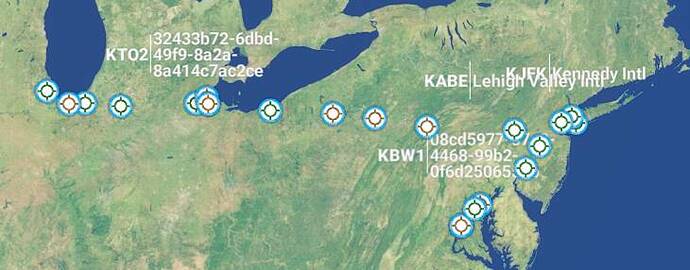 Redwing 1935 US airports