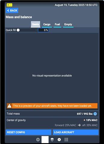CTSL EFB Mass & Balance