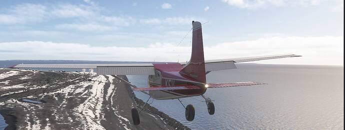 AB21_WIP11 - Where is that runway? ...Coming in for a beach landing - just to be sure...