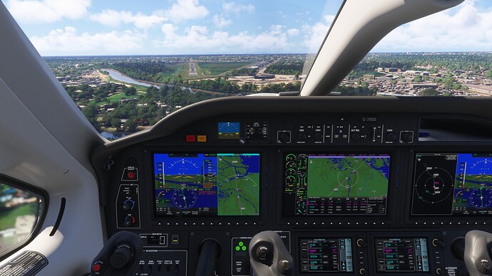 Leg 14D - EGYP to SADF - 23 crosswind