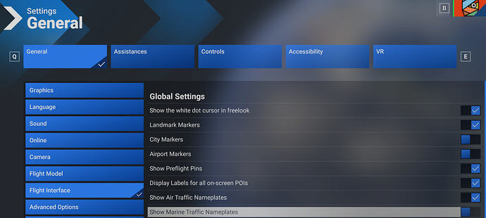 General - Flight Interface - Marine Traffic