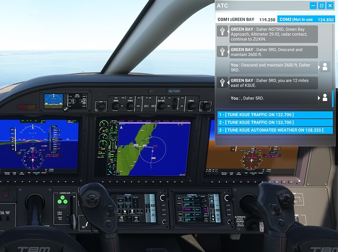 KSUE RNAV 28 comm
