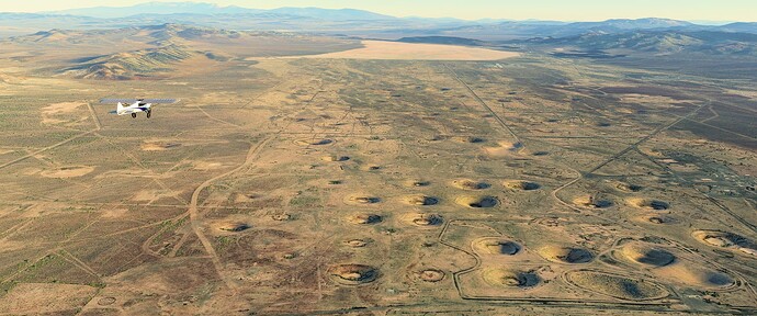 Craters at South Yucca Flat