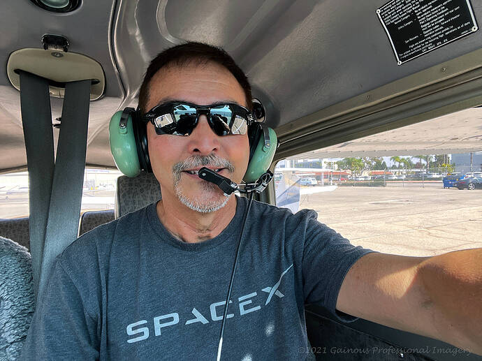 First time piloting a real aircraft. This is in a Cessna 172S.