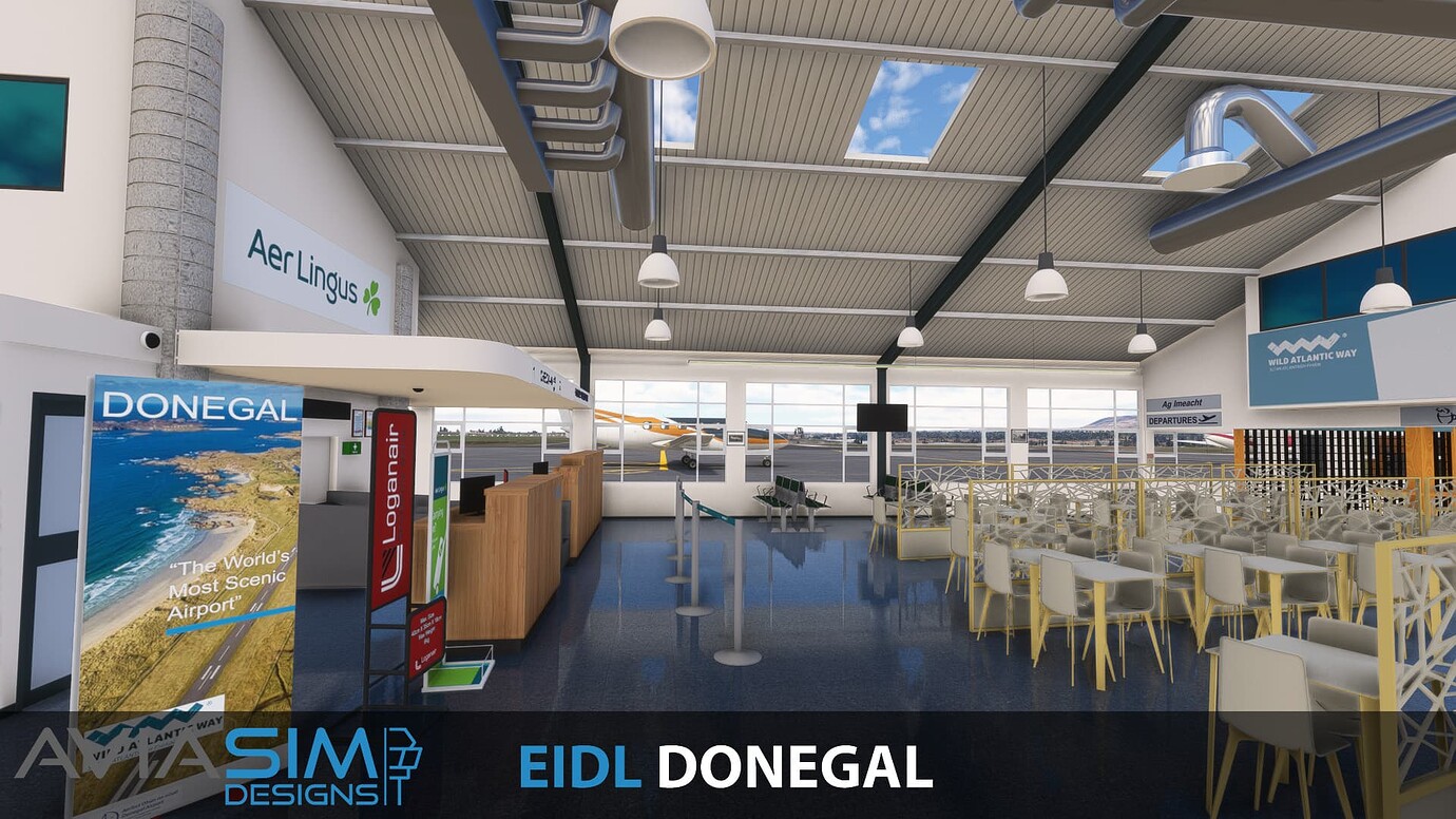 AviaSim Designs: Donegal Airport (EIDL) RELEASED - Airports - Microsoft ...