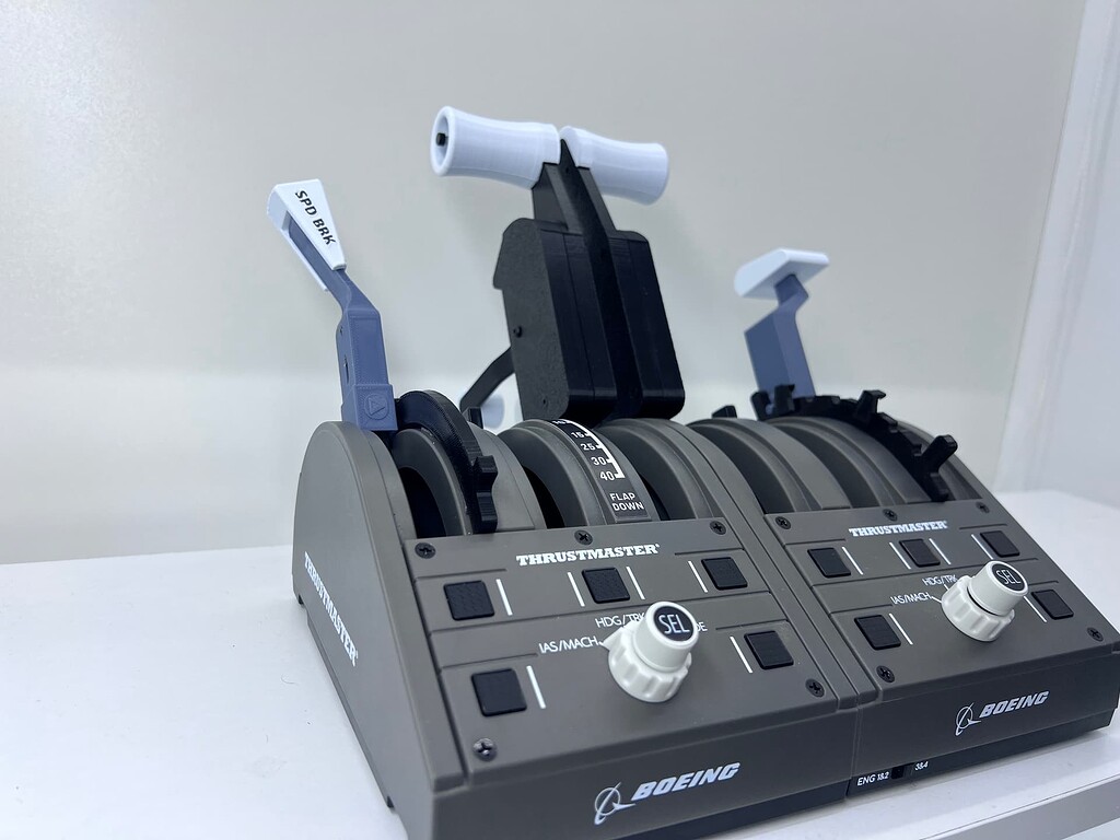 B777 Thrust Lever Addons for All Throttle Quadrant Home Cockpit