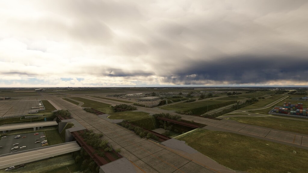 Vegetation on Taxiways at KDFW (Asobo) MSFS 2020 - Scenery and Airports ...