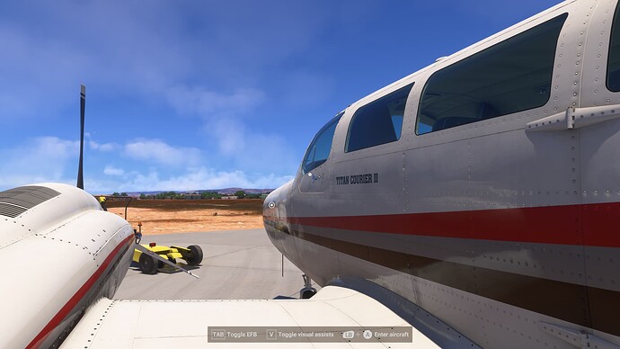 Cessna 404 Titan Pilot door (Exterior)