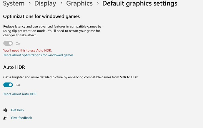 Win 11 - Auto HDR