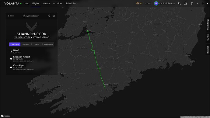Volanta Shannon - Cork