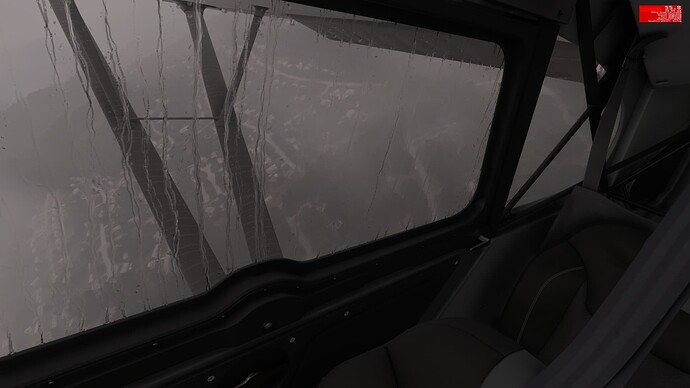 CubCrafters NXCub Side Window Rain 1