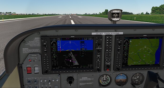 Control Panel Cessna 172