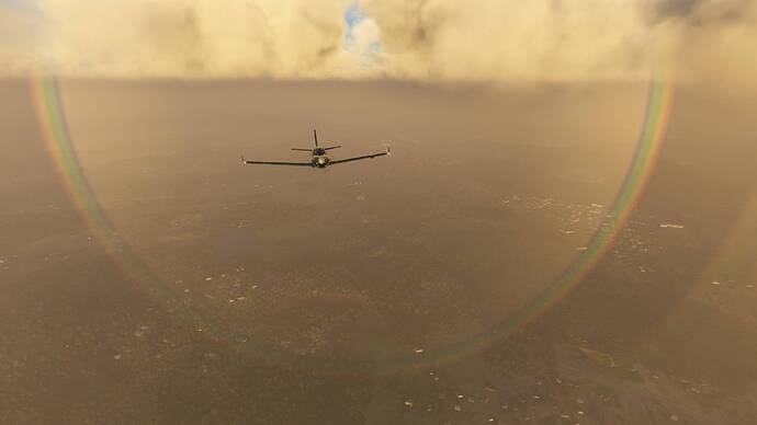 84-03 Inverted Rainbow Leaving SOCA