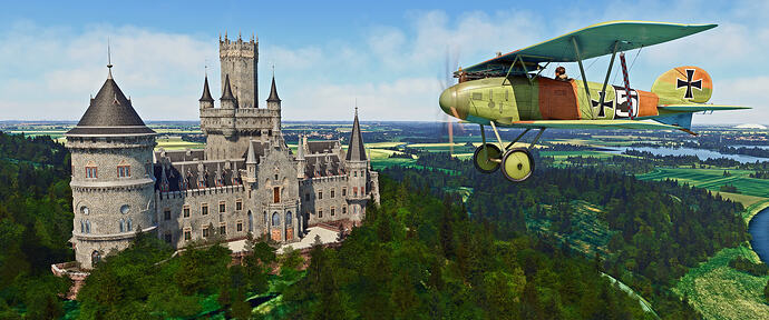 Marienburg Castle-Albatros D.III