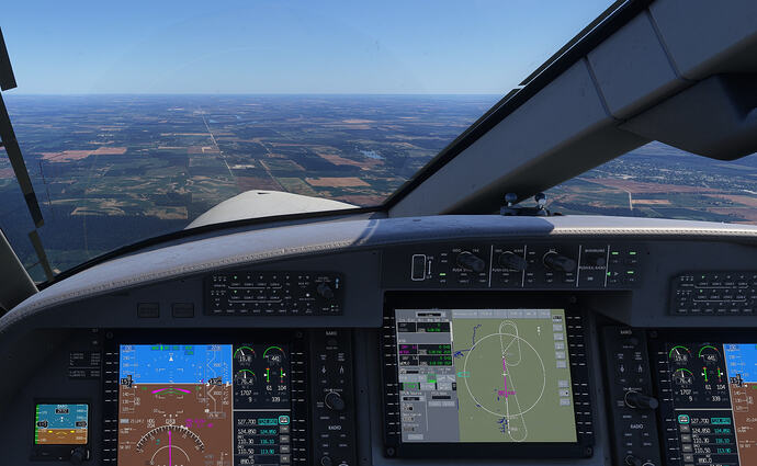 KSAR RNAV approach PC12NGX