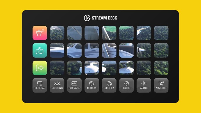Cessna 172 Skyhawk Stream Deck Profile