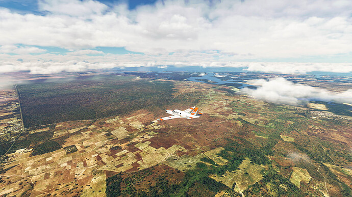 Descending over Senegal