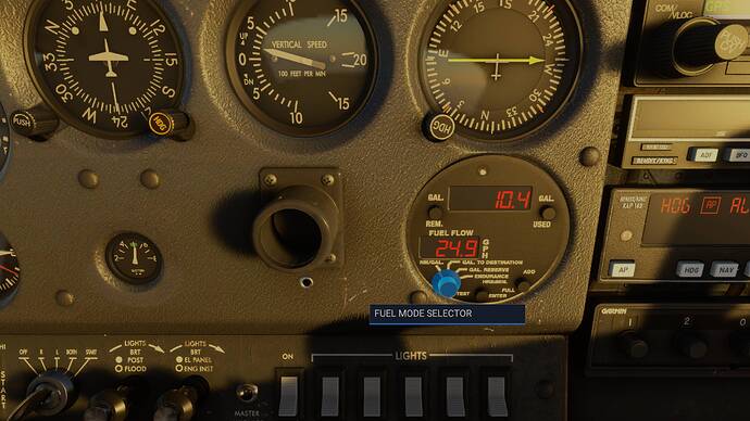 Cessna T207A Fuel Flow 1